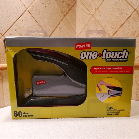 Staples Design Nwt One Touch Stapler Poshmark